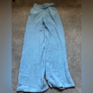 Light blue soft sweat pants